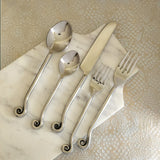 3 Piece Stainless Steel Flatware/Silverware/Cutlery/Hostess Set for 1 - Knotted Endings - Custom Order for Chaerin